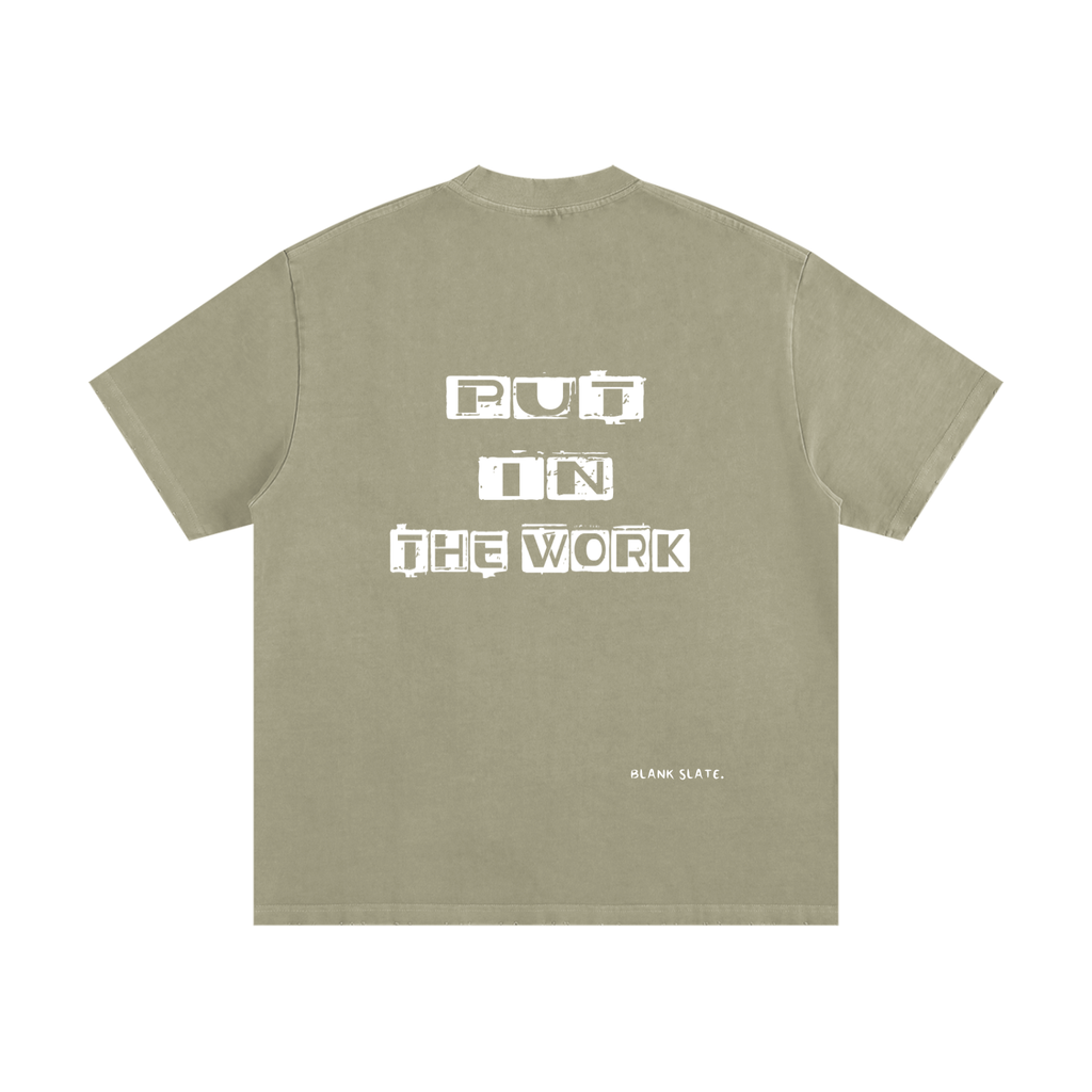 Blank Slate Heavyweight Vintage Washed Frayed T-Shirt