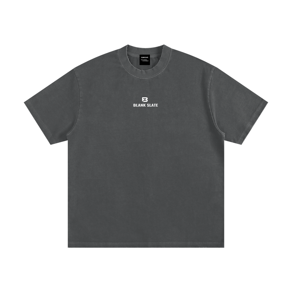 Blank Slate Heavyweight Vintage Washed Frayed T-Shirt