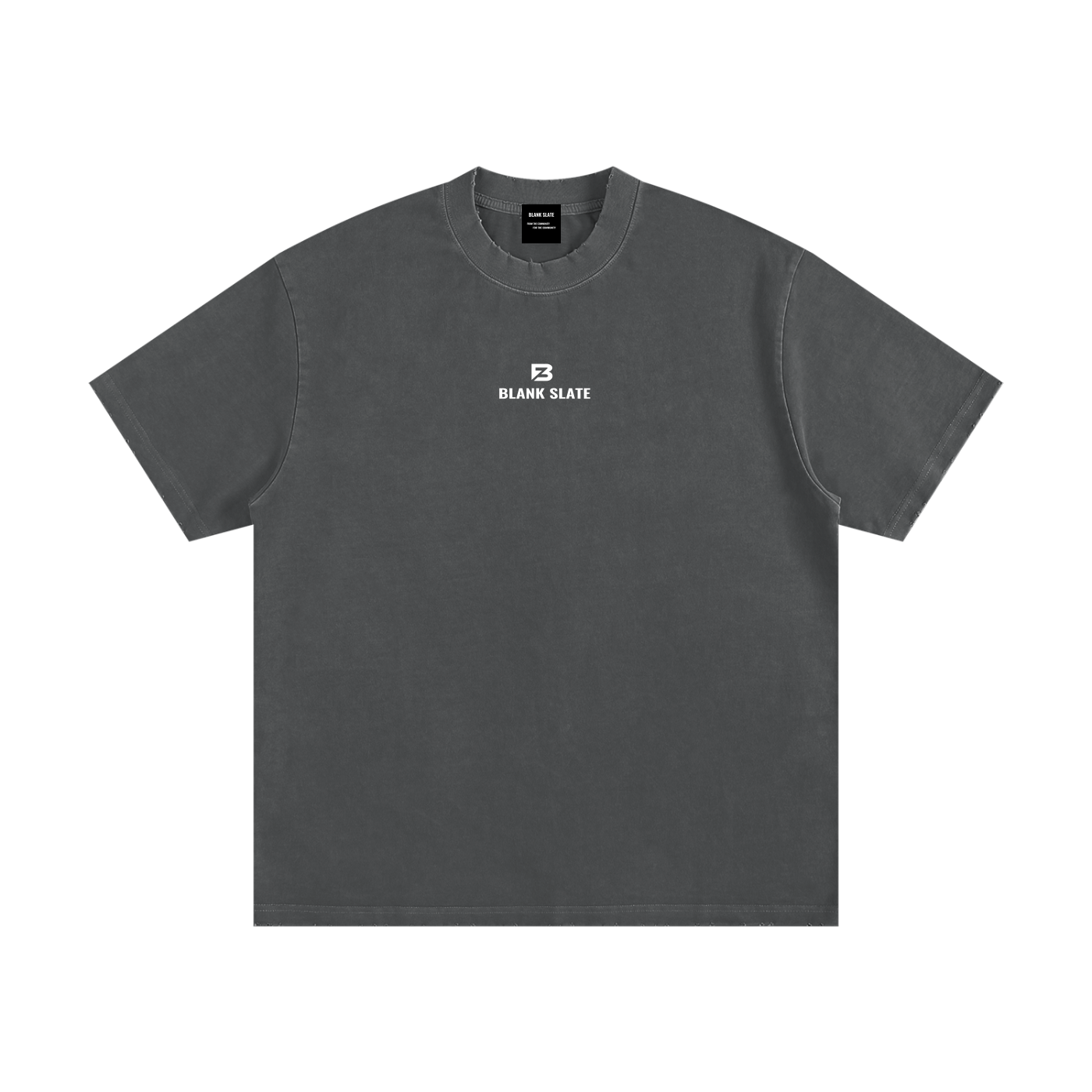 Blank Slate Heavyweight Vintage Washed Frayed T-Shirt