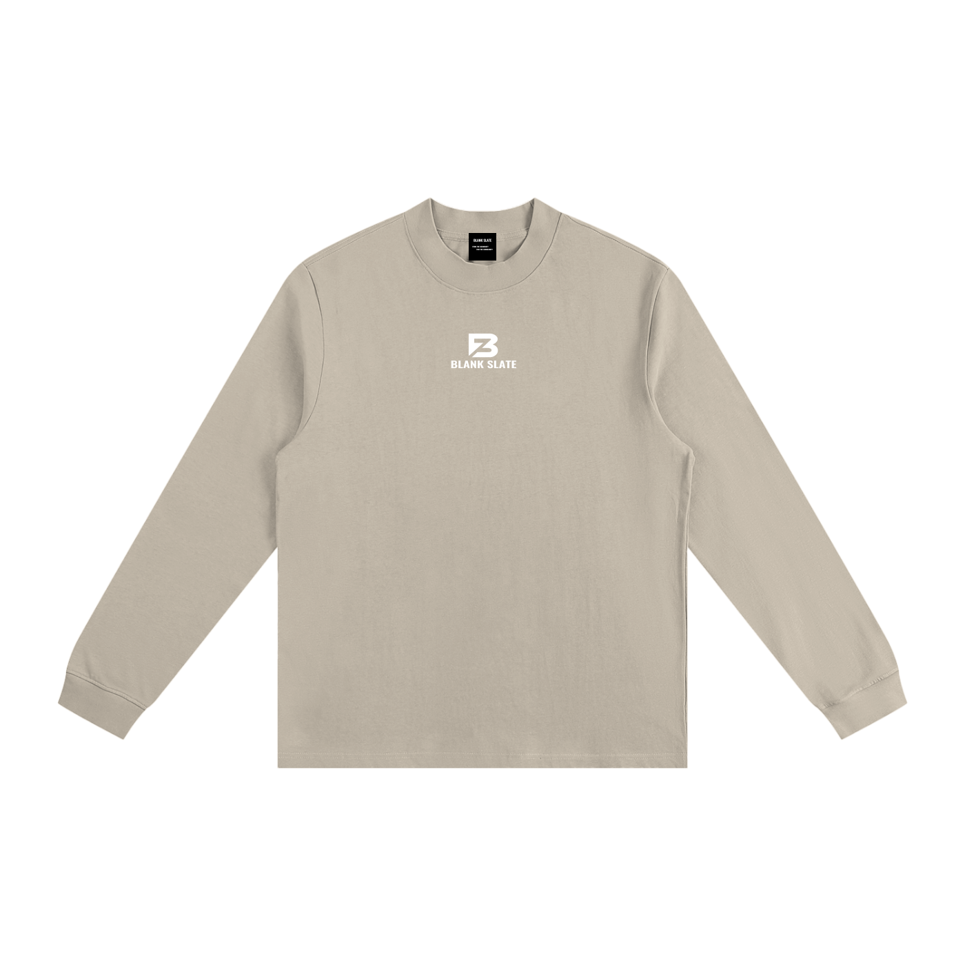 Blank Slate Mock Neck Sweatshirt