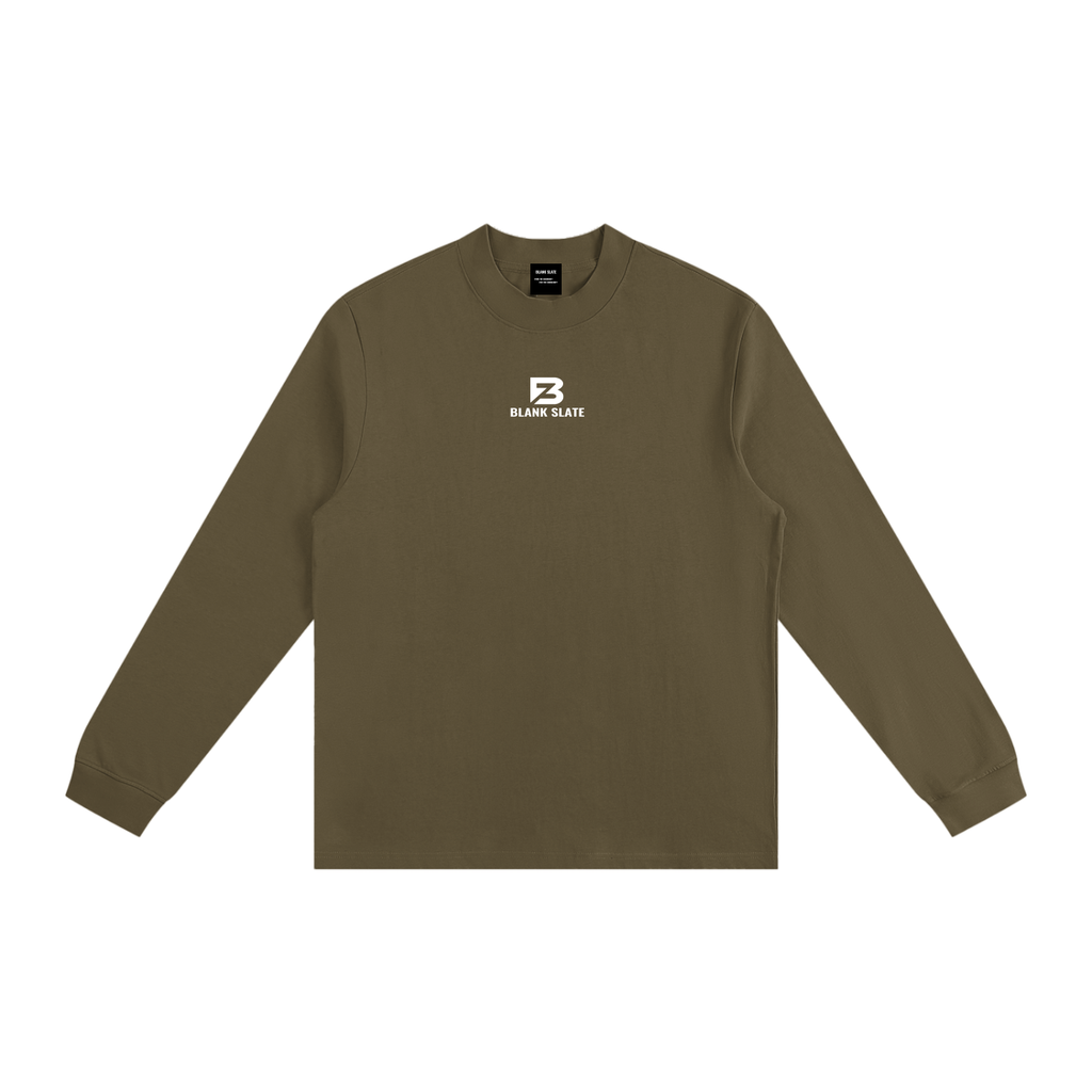 Blank Slate Mock Neck Sweatshirt