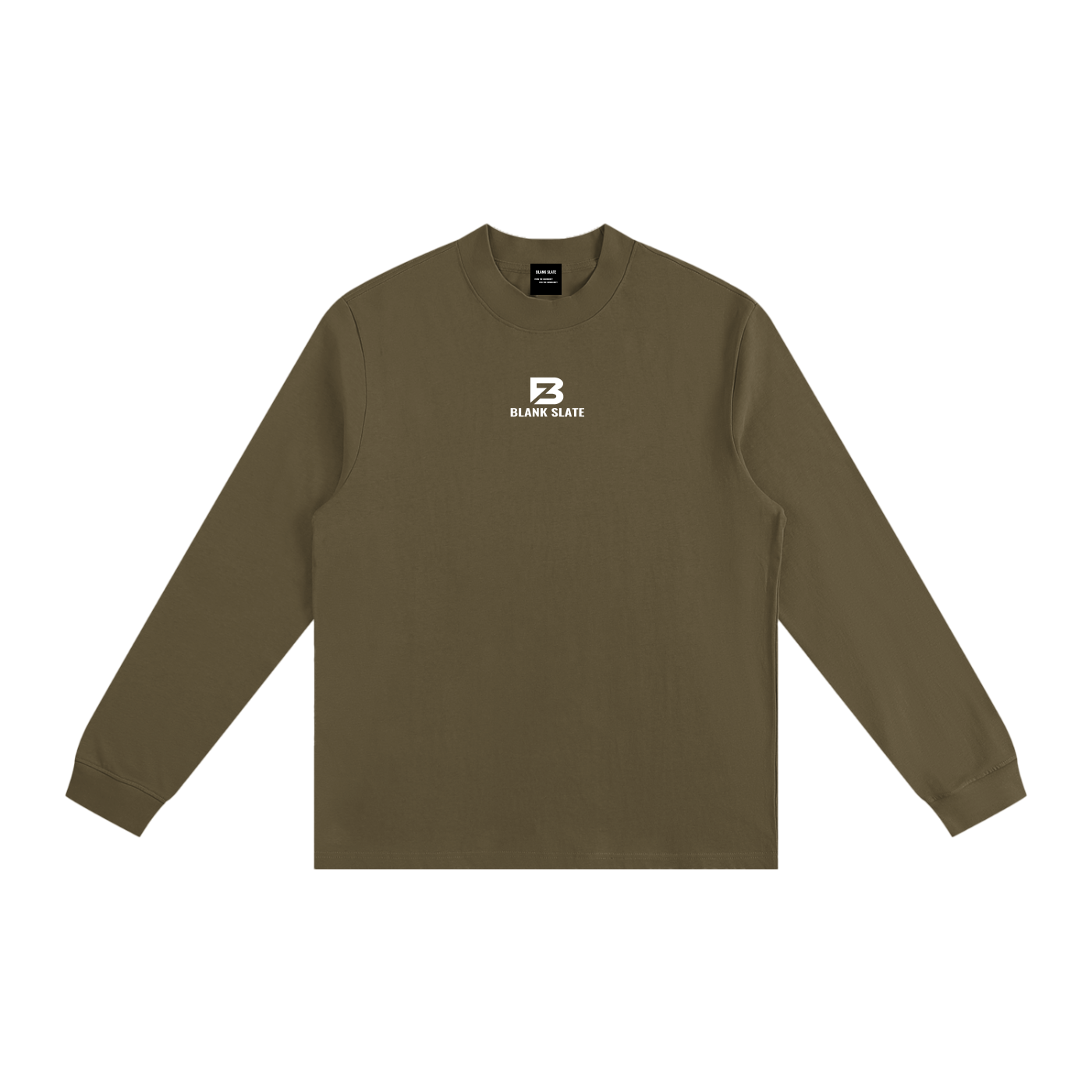 Blank Slate Mock Neck Sweatshirt
