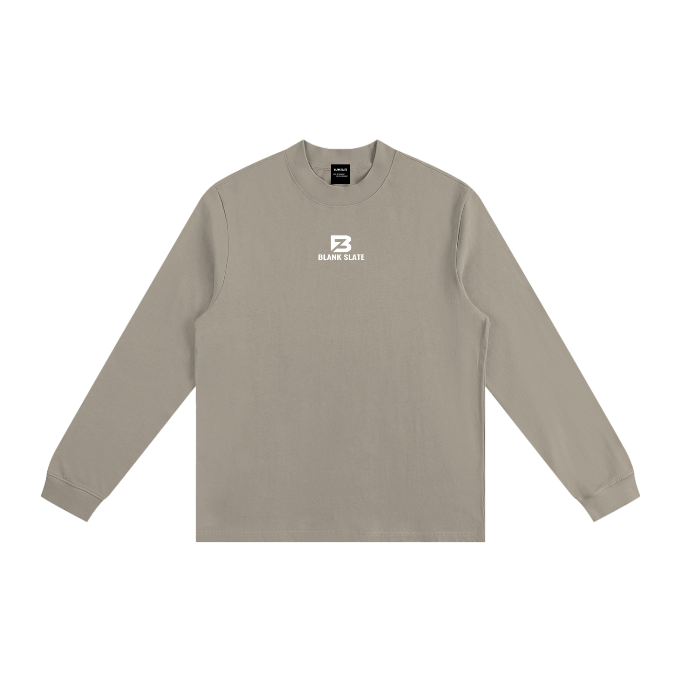 Blank Slate Mock Neck Sweatshirt