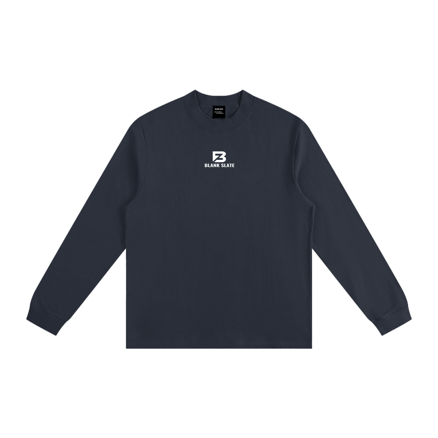 Blank Slate Mock Neck Sweatshirt