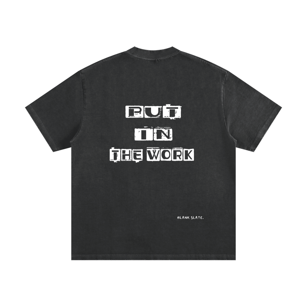 Blank Slate Heavyweight Vintage Washed Frayed T-Shirt