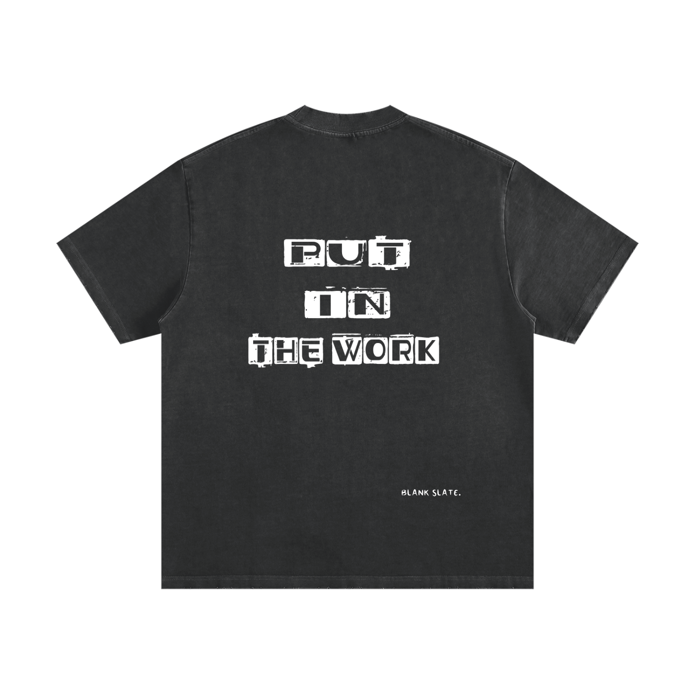 Blank Slate Heavyweight Vintage Washed Frayed T-Shirt