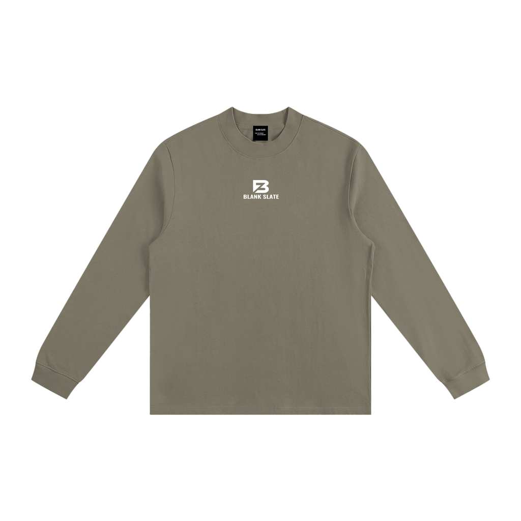 Blank Slate Mock Neck Sweatshirt