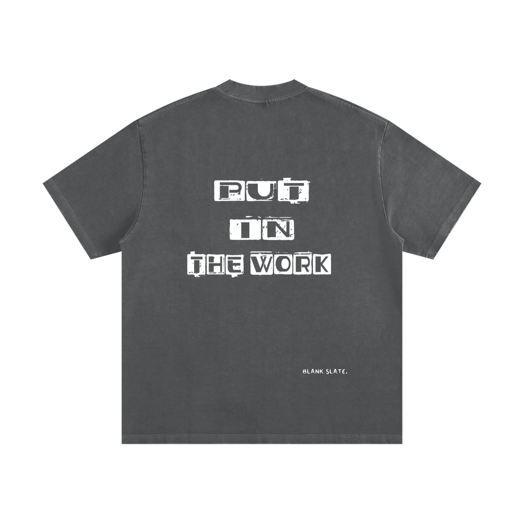 Blank Slate Heavyweight Vintage Washed Frayed T-Shirt