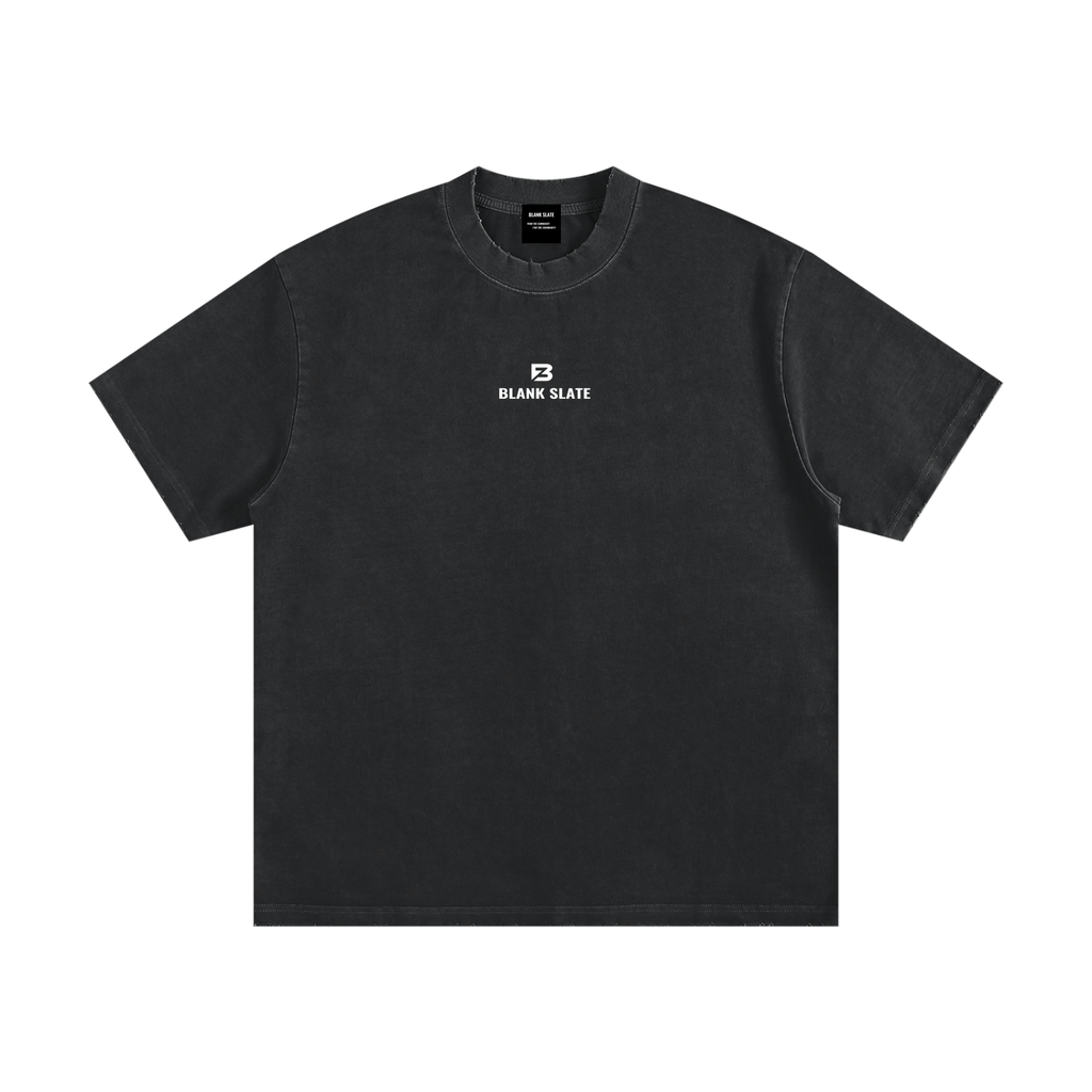 Blank Slate Heavyweight Vintage Washed Frayed T-Shirt
