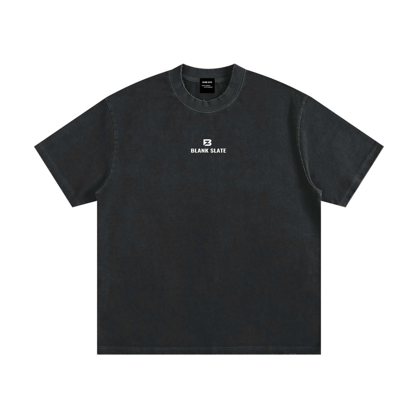 Blank Slate Heavyweight Vintage Washed Frayed T-Shirt