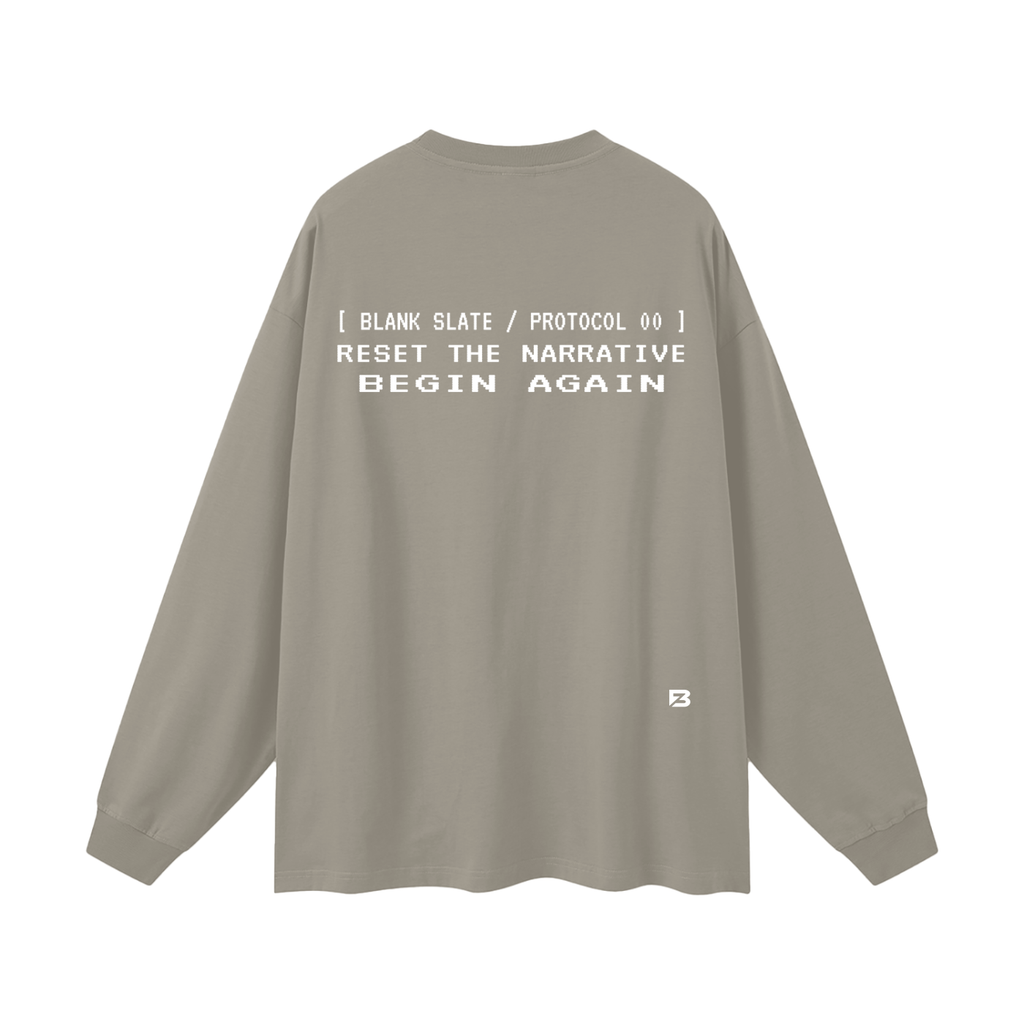 Blank Slate Oversized Long Sleeve T-Shirt