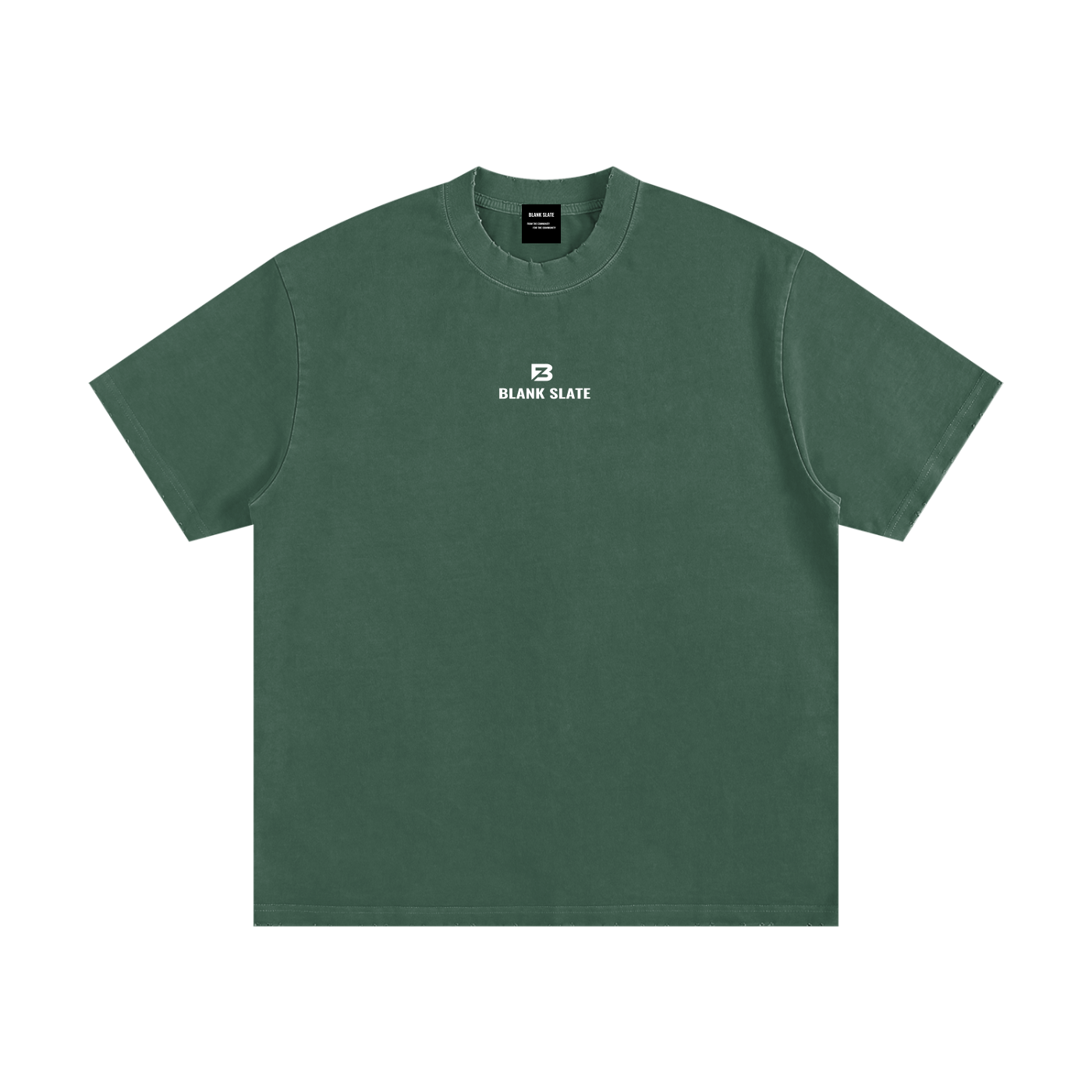 Blank Slate Heavyweight Vintage Washed Frayed T-Shirt
