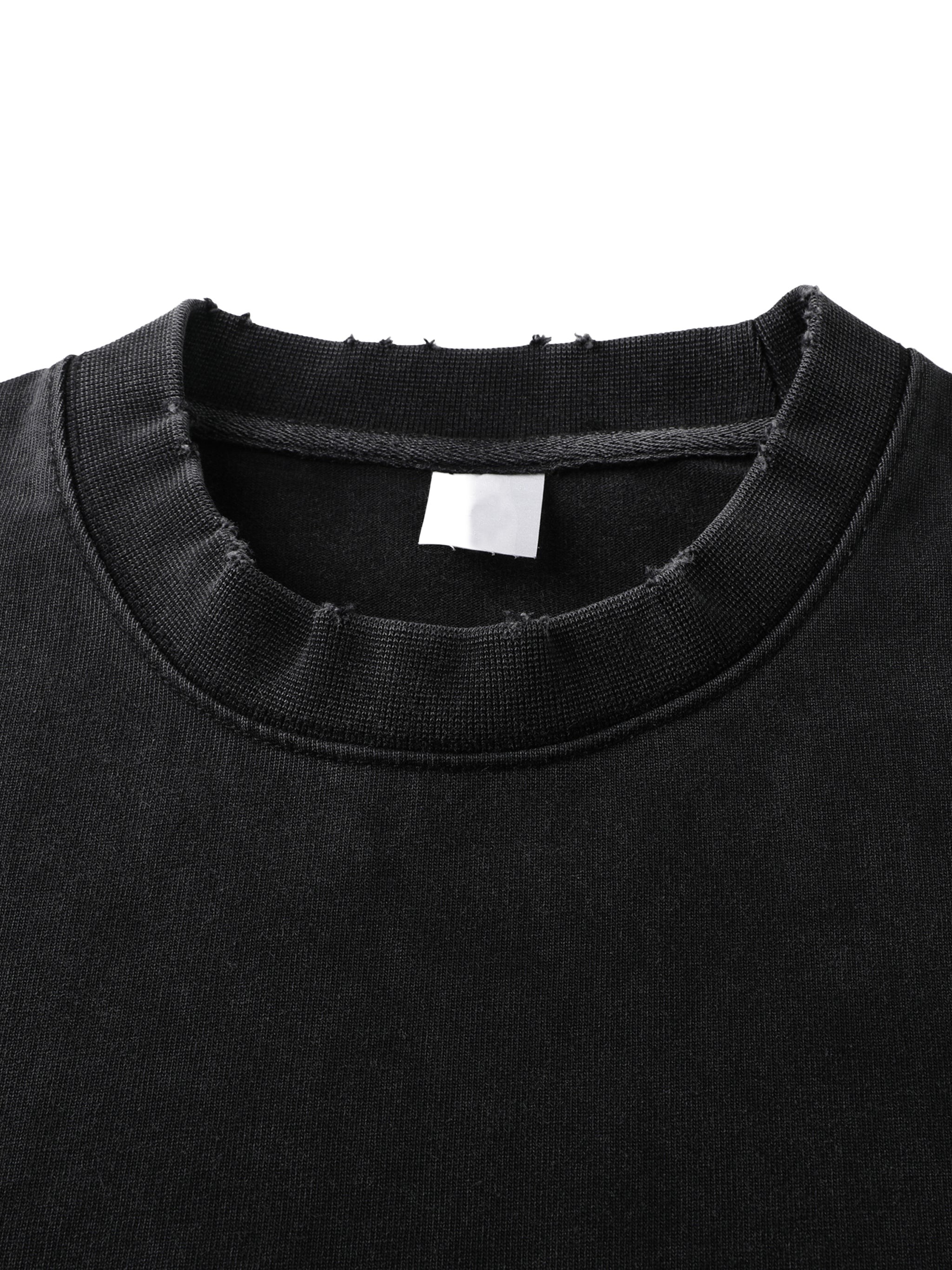 Blank Slate Heavyweight Vintage Washed Frayed T-Shirt
