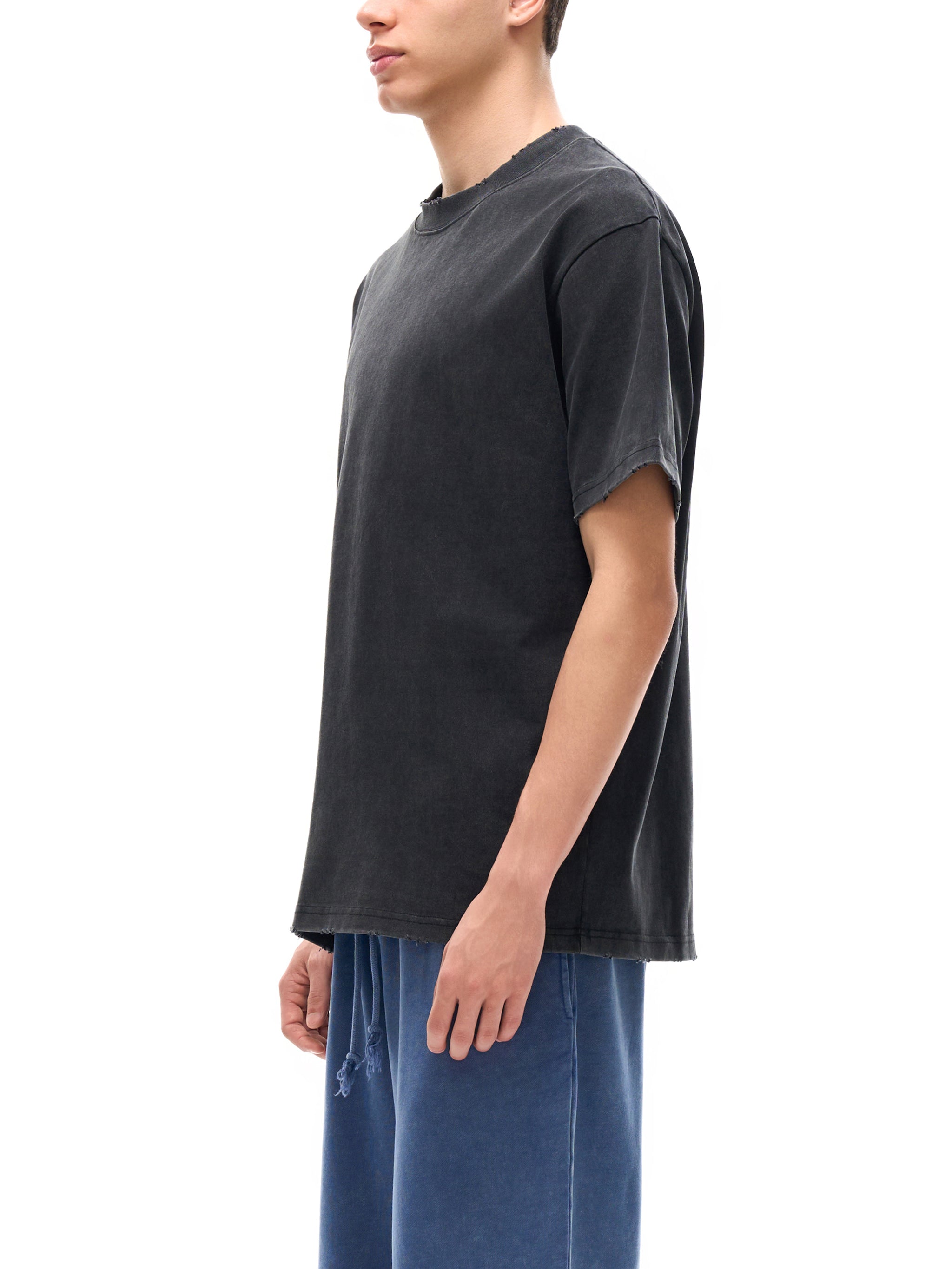 Blank Slate Heavyweight Vintage Washed Frayed T-Shirt