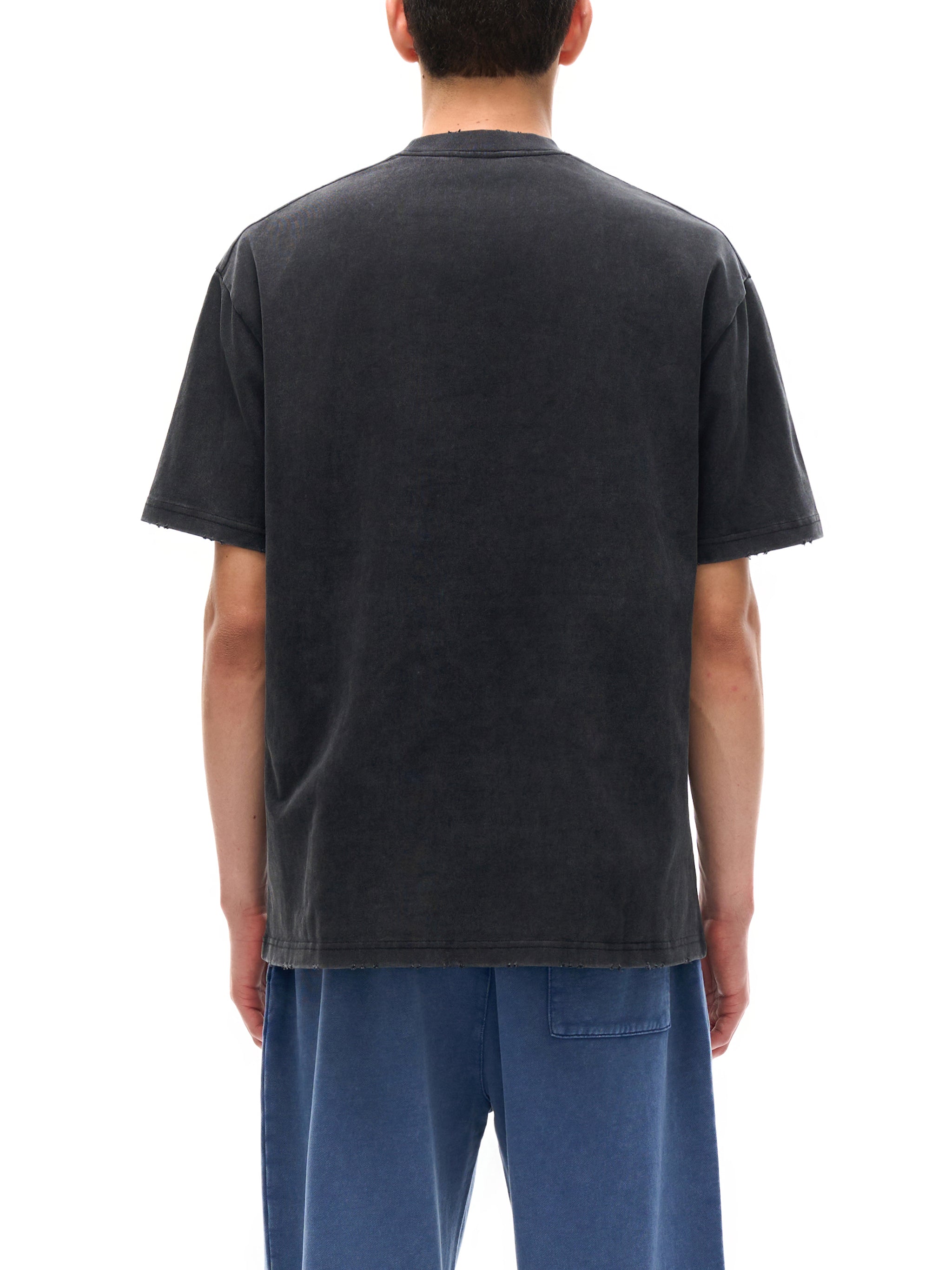Blank Slate Heavyweight Vintage Washed Frayed T-Shirt