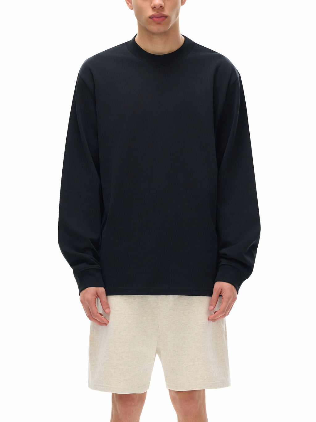 Blank Slate Mock Neck Sweatshirt
