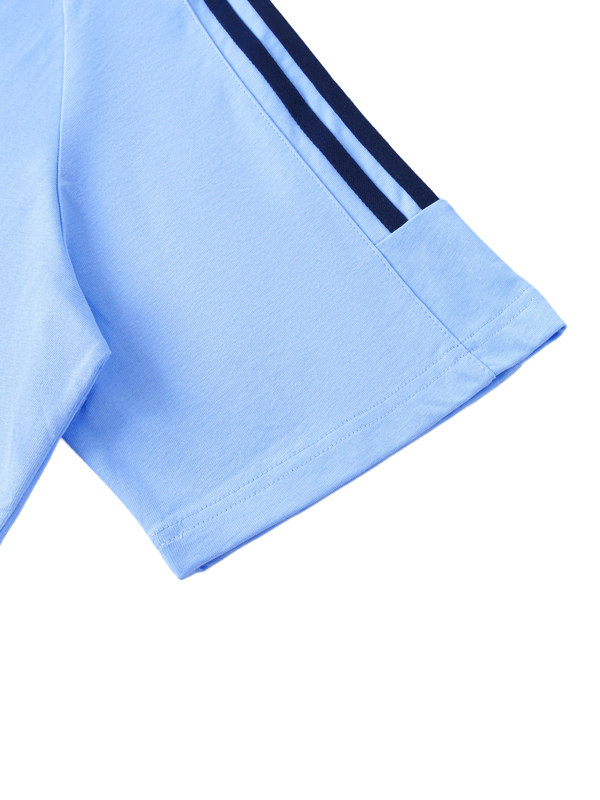 Blank Slate Contrast Tape Crewneck Cotton T-Shirt