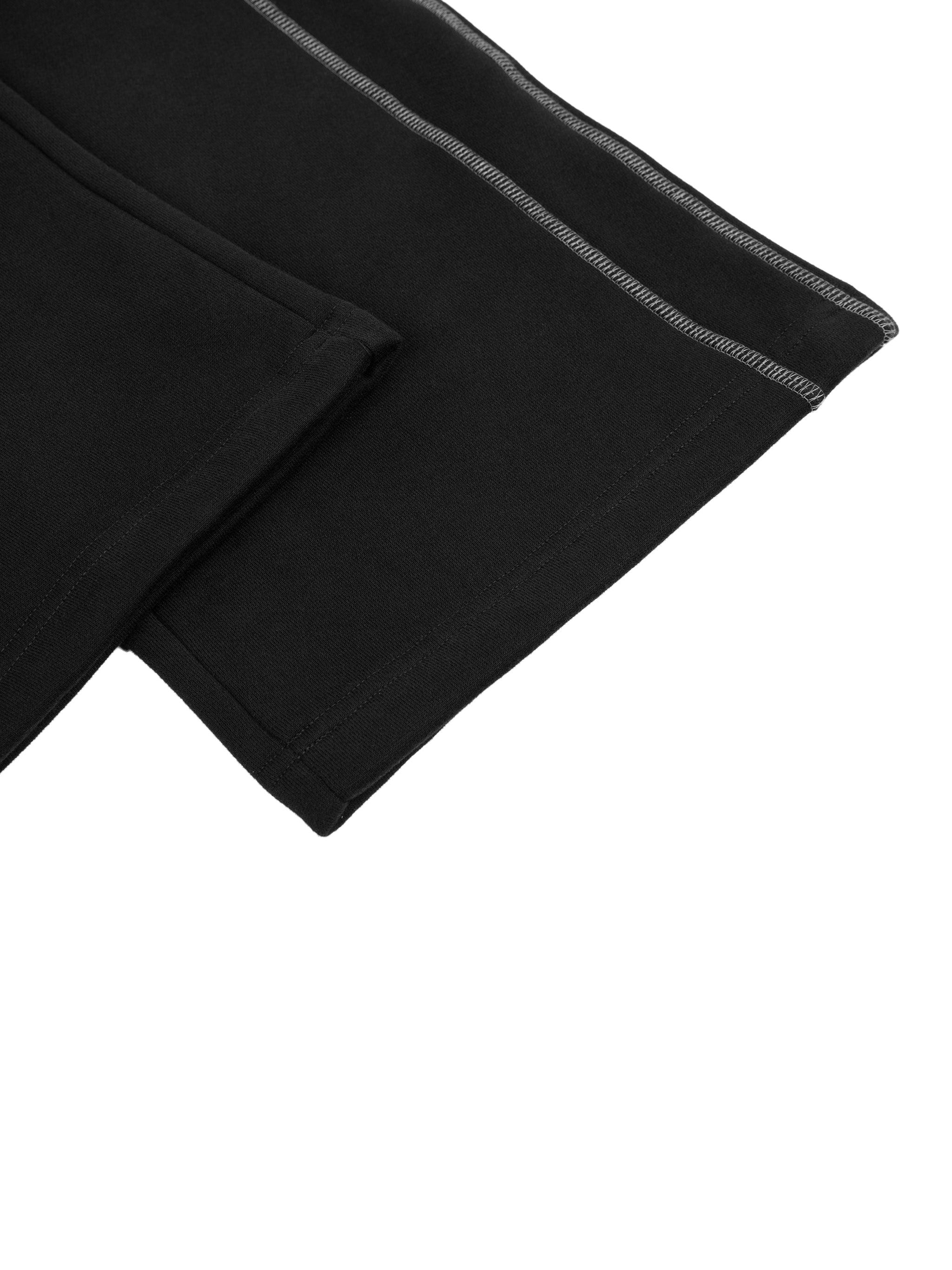 Blank Slate Contrast-Stitched Fleece Sweatpants