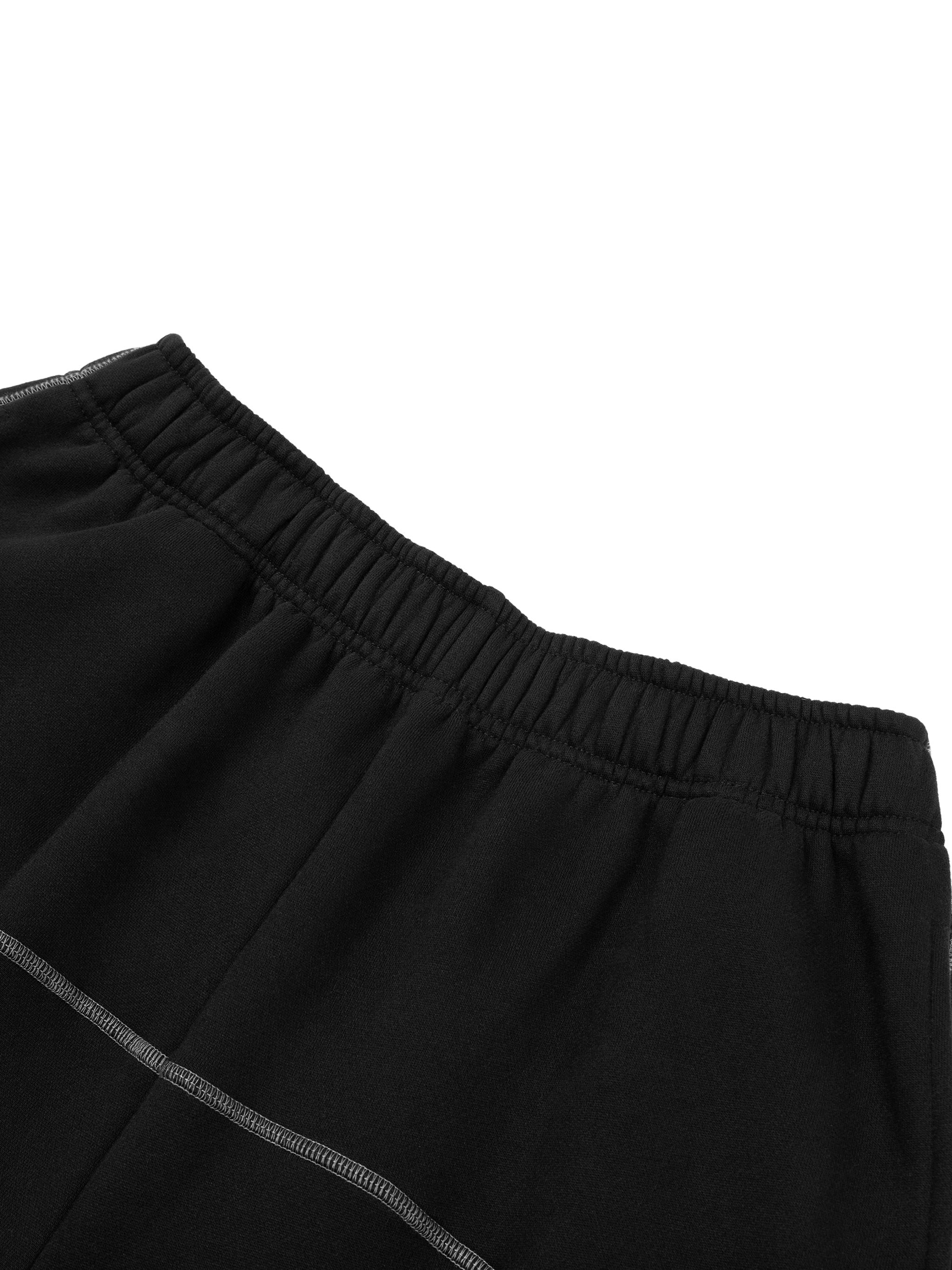Blank Slate Contrast-Stitched Fleece Sweatpants